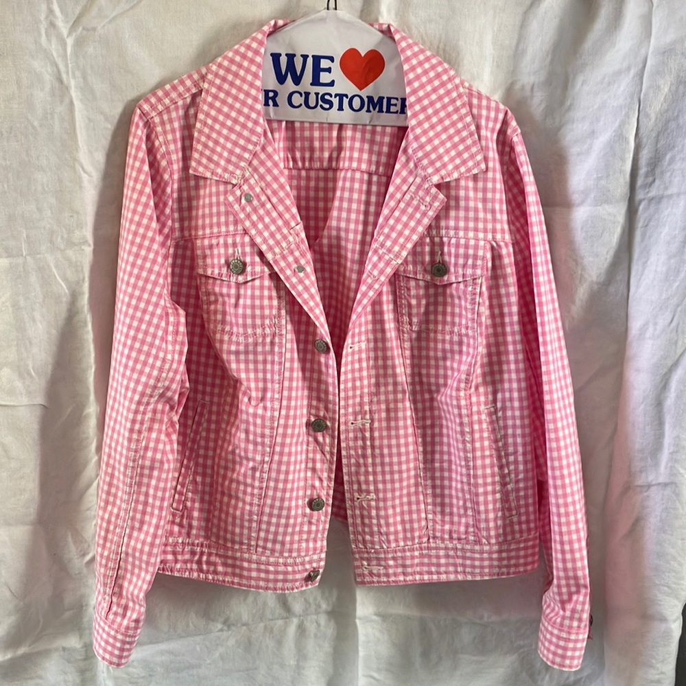 Talbots cotton jean jacket.